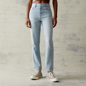 Pac Sun light wash mom jean, 27